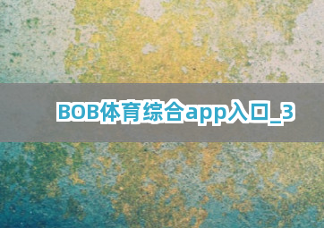 BOB体育综合app入口截圖3